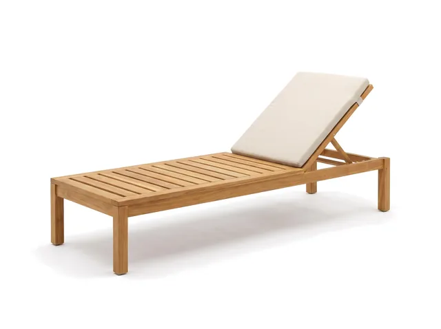 Teak Ayarlı Şezlong